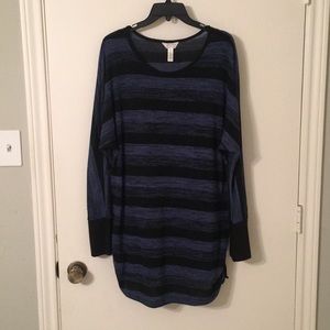 Maternity Blue & Black Lightweight Sweater
